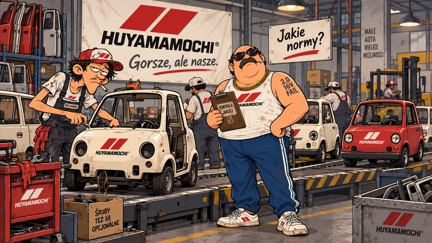 Hala produkcyjna Huyamamochi z kontrolą jakości
